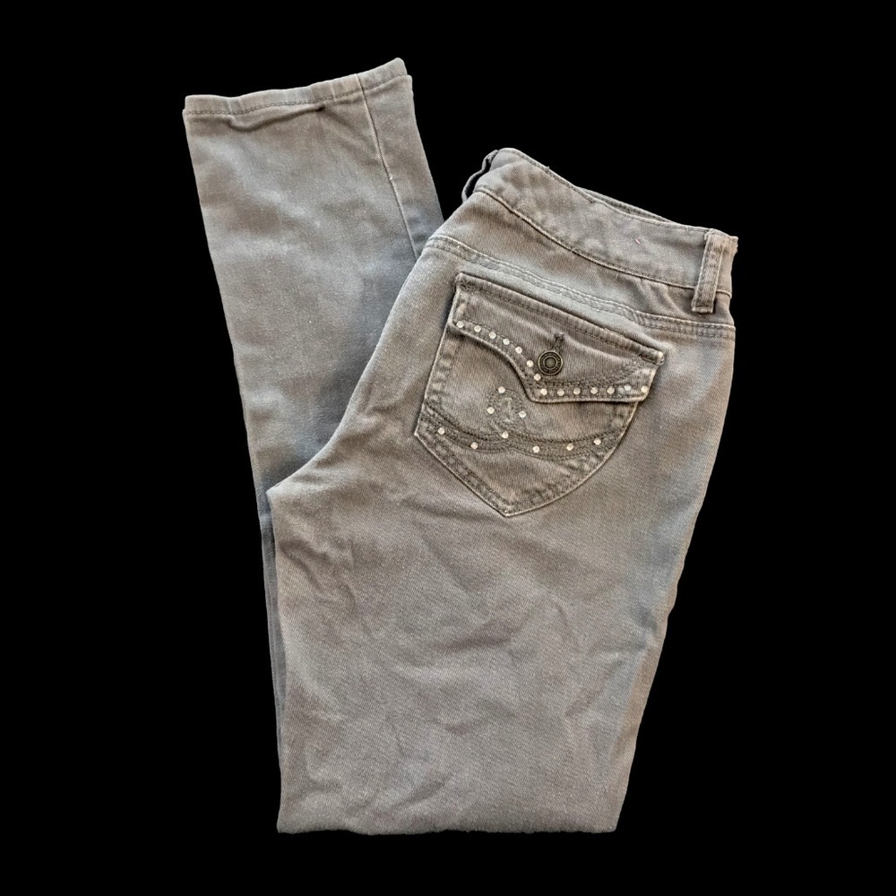 Rue 21 Gray Straight Leg Jeans - Picture 3 of 6